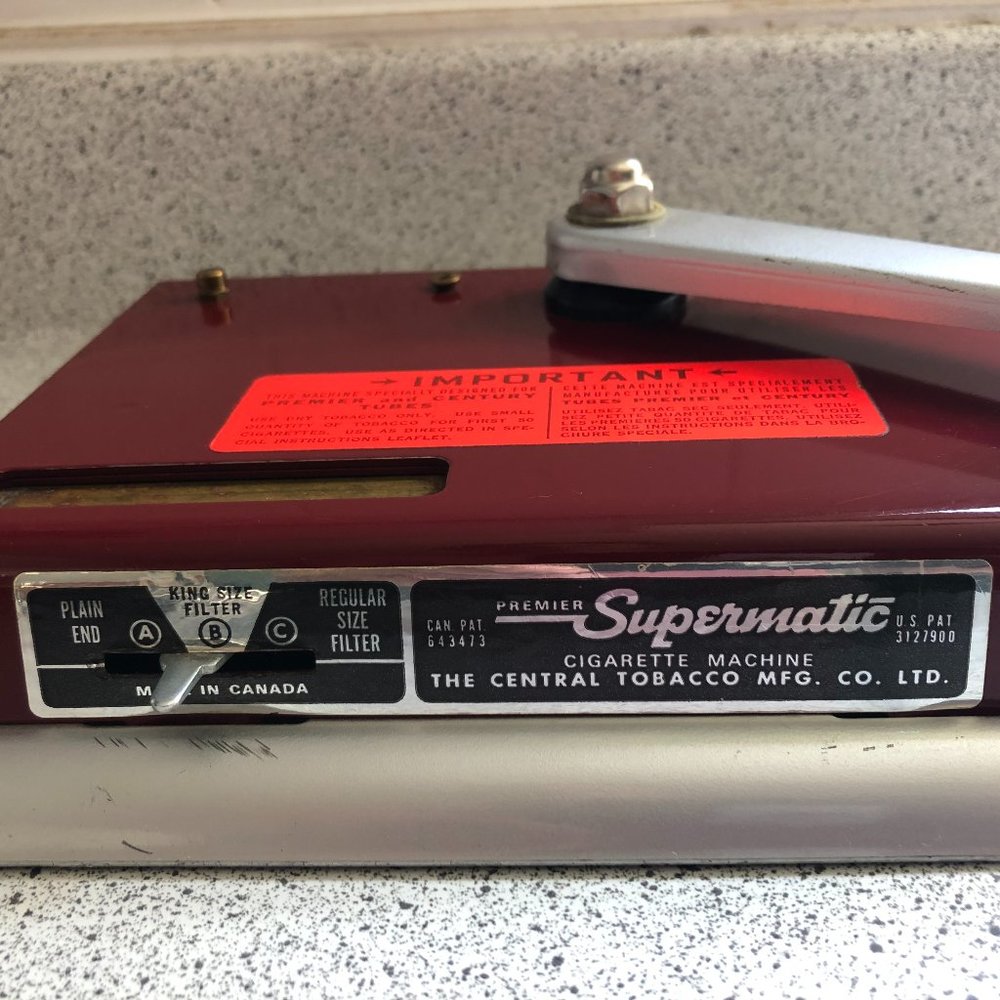 Vintage Premier Supermatic Cigarette Machine
